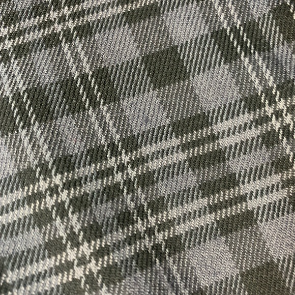 Hot Topic Black & Grey Plaid Suspender Skirt sz L - Picture 6 of 7